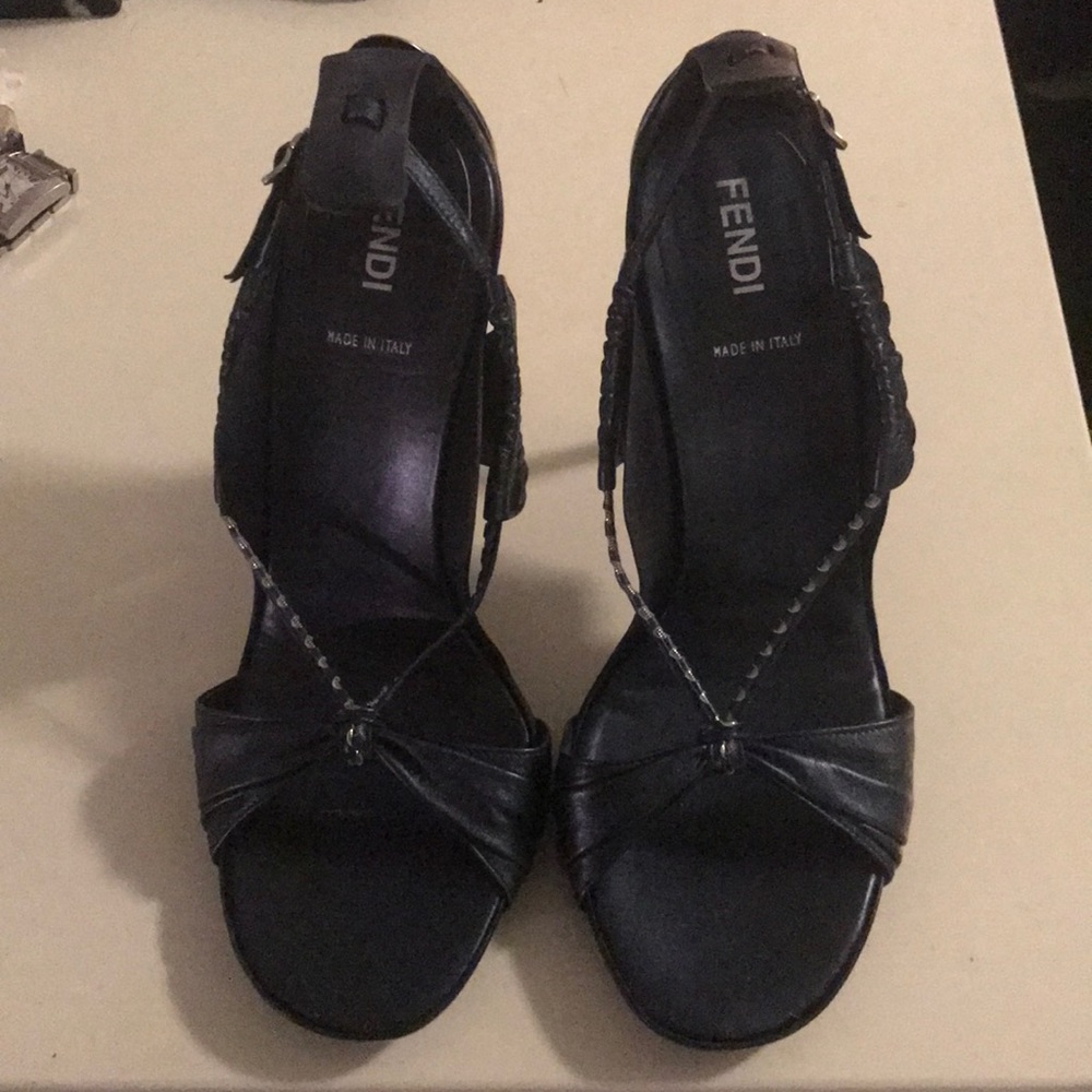 Fendi sandals sz 37.5. Great condition.